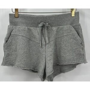 Women's Micro Shorts Cut Off Sweatpants‎ Size Med Twee Kidcore Gray